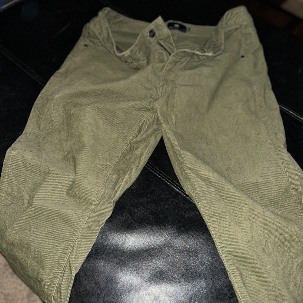 Olive Green Relaxed Fit Chinos